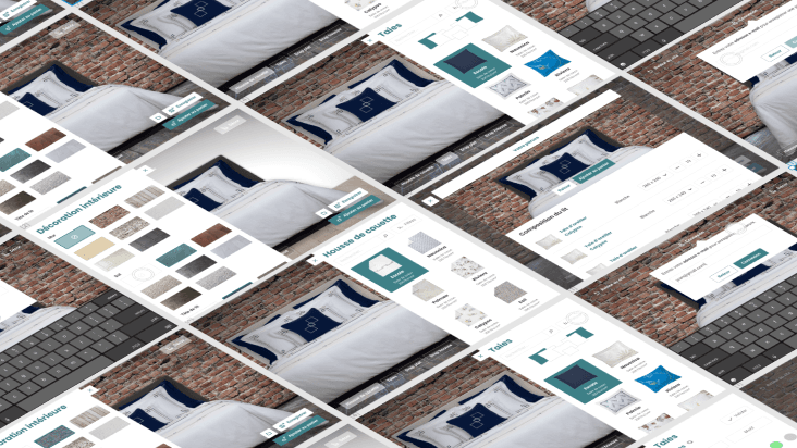 Prototypage haute fidélité des différentes pages du site