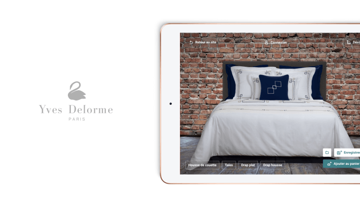 Mise en situation du site sur tablette
