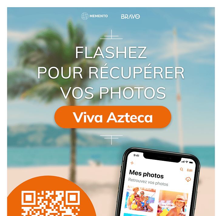 Support événementiel QR code