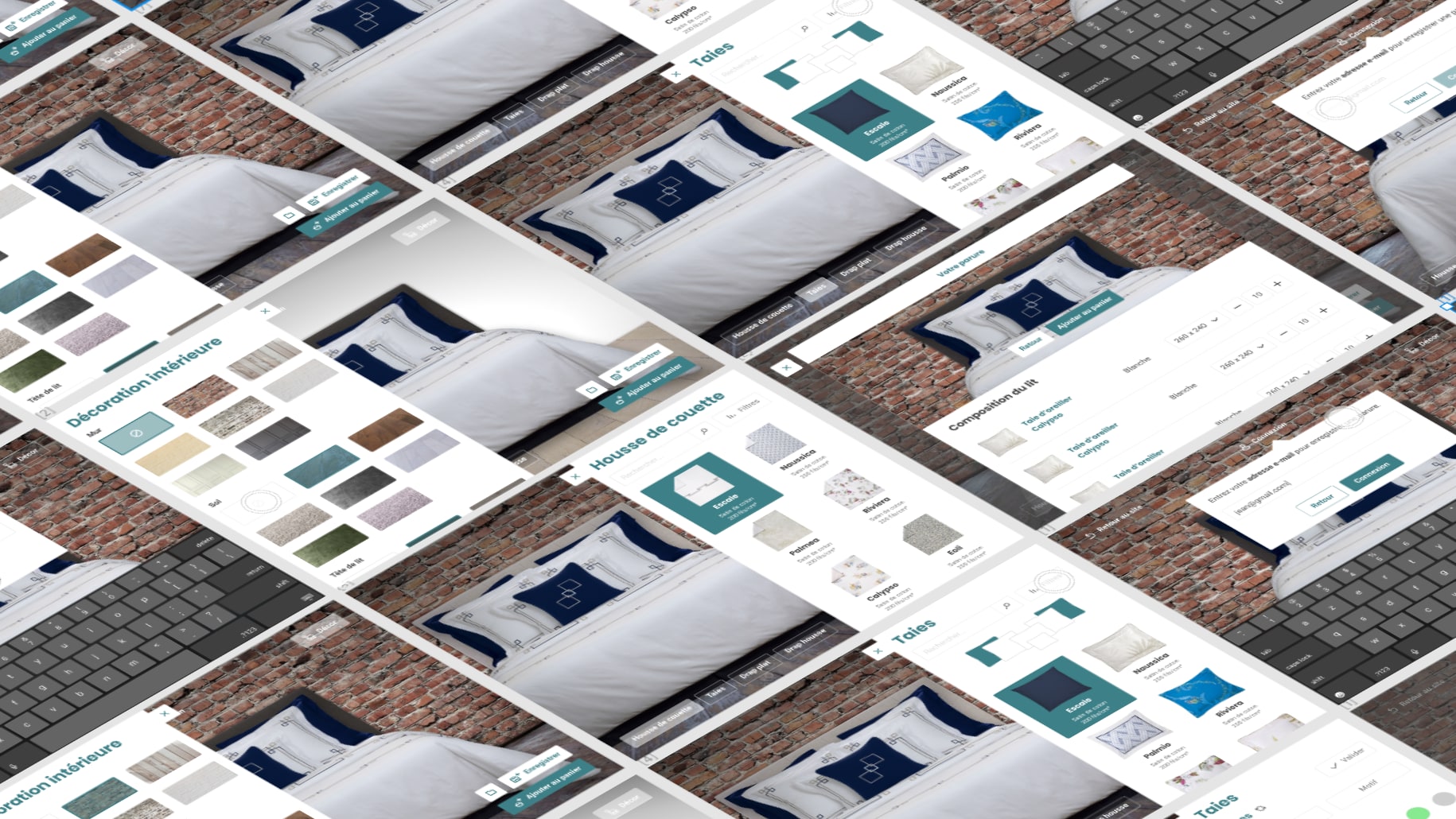 Prototypage haute fidélité des différentes pages du site